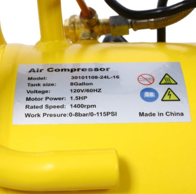 Tragbarer Kompressor aus Metall