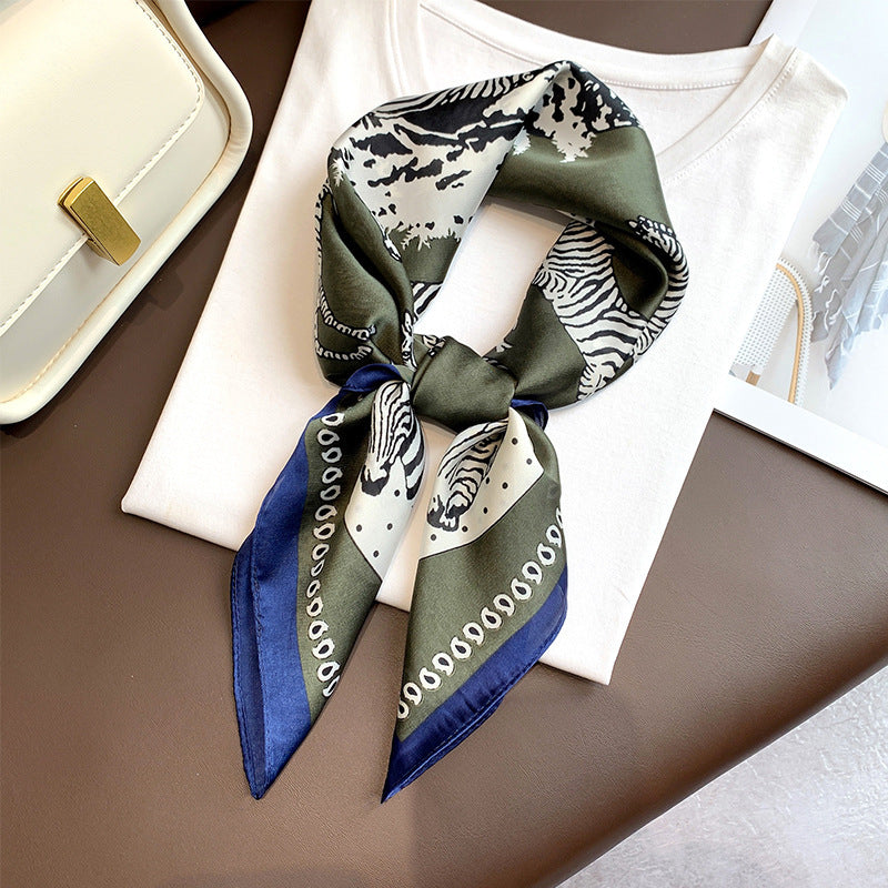 Leichter modischer Schal mit Farbblockdesign