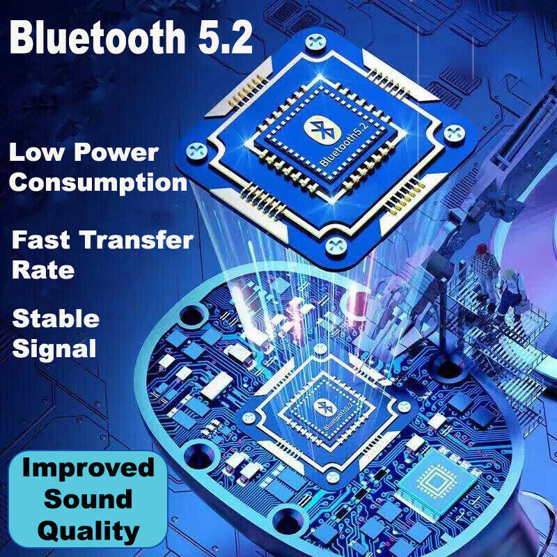 TWS Wireless 5.1 Wasserdichte Bluetooth-Kopfhörer