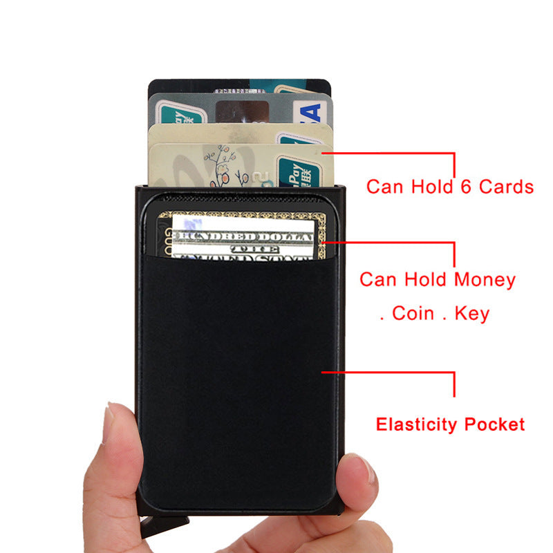 Kreditkartenetui aus Metall, Smart Wallet