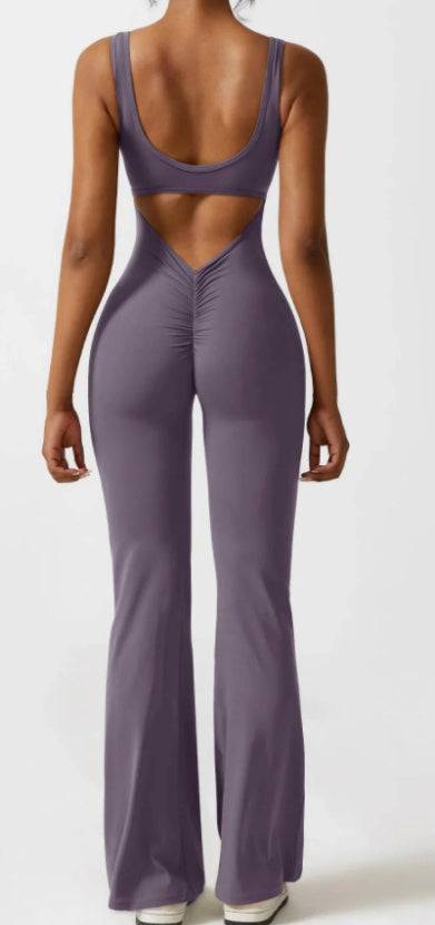 Body de yoga creux sans coutures pour femmes