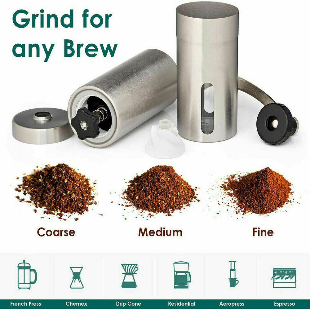 Hand Crank Burr Grinder – Coffee & Pepper