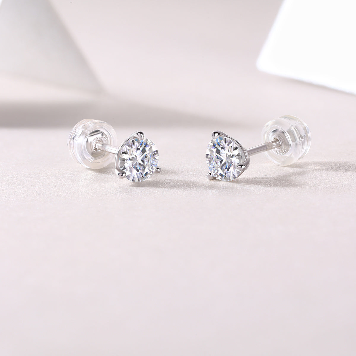 Freeze Frame Diamond Stud Earrings