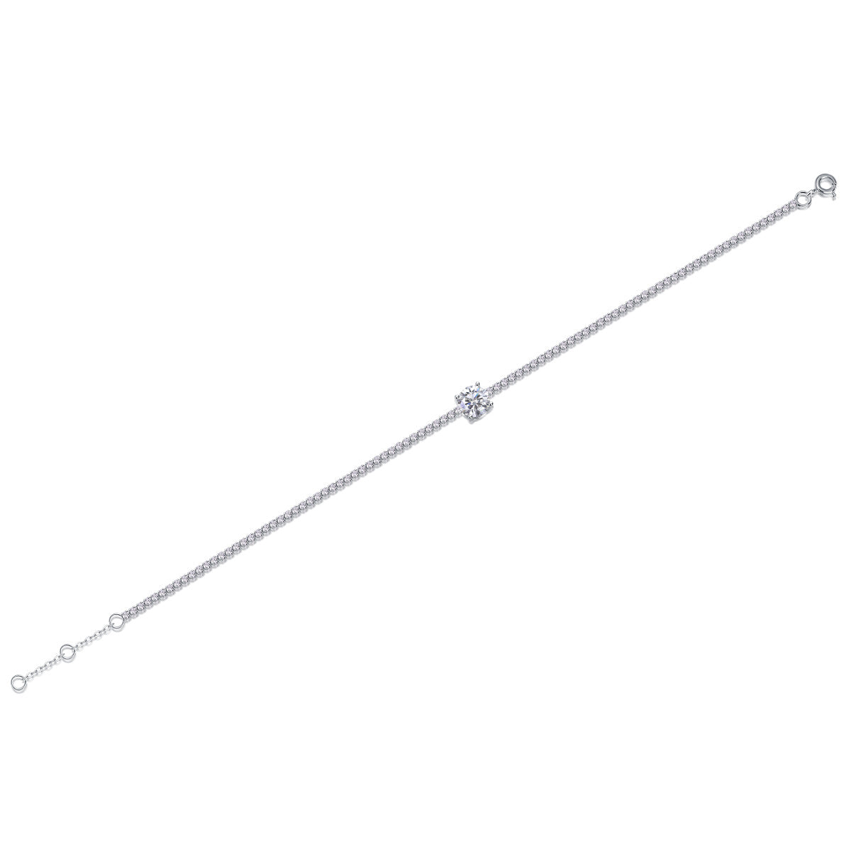 Dawn Mosan Diamond Silver Bracelet