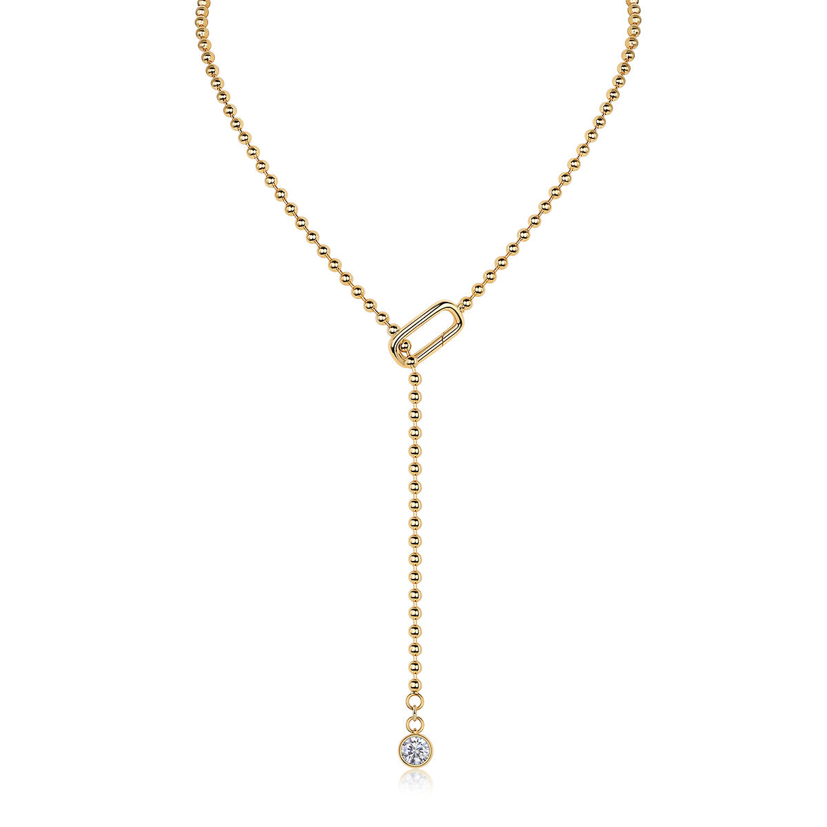 Edelsteinquasten-Diamant-Anhänger-Set