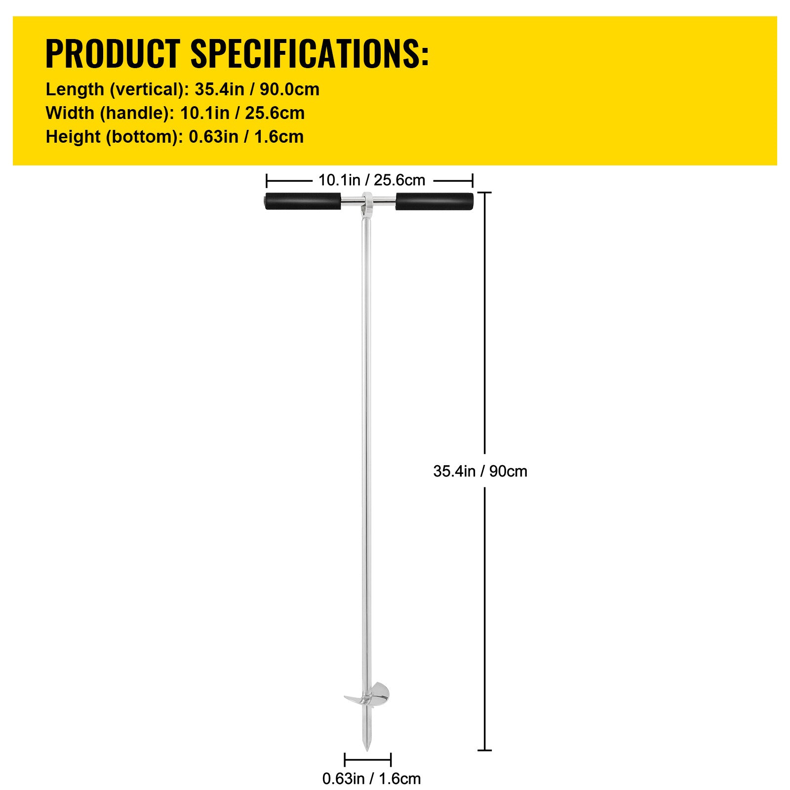 VEVOR Sandanker-Set aus Edelstahl