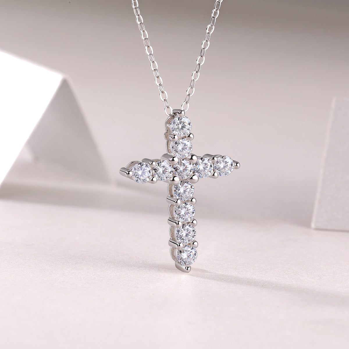 Faith Diamant-Anhänger-Halsketten-Set