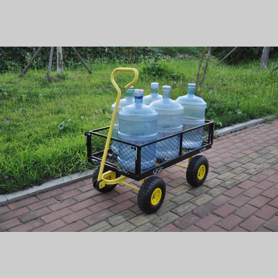 Carriage Gartenwagen aus Stahl mit Schwenkgriff