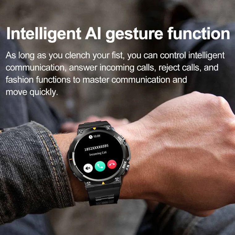 MAX18 Herren Smartwatch AMOLED
