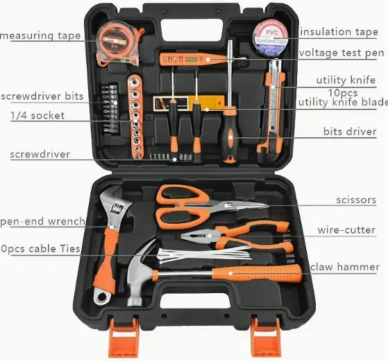59-Piece Household & Repair Tool Set