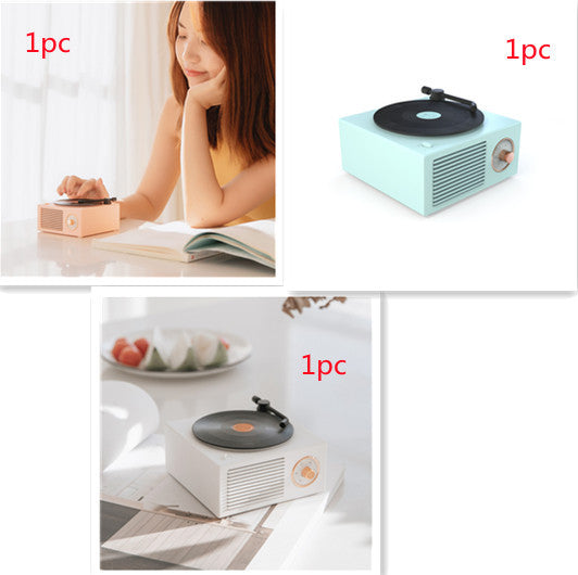 Mini Retro Bluetooth Phonograph Speaker
