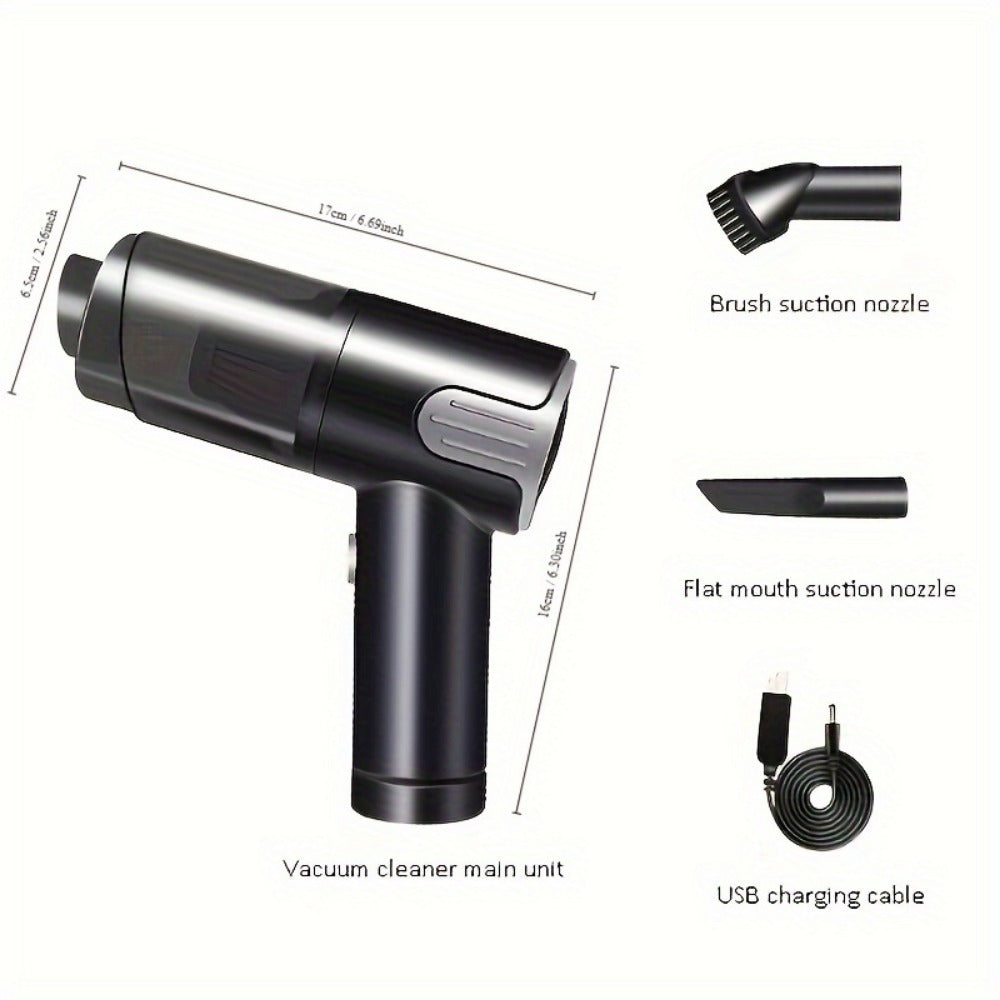 Kabelloser USB-Auto- und Desktop-Staubsauger