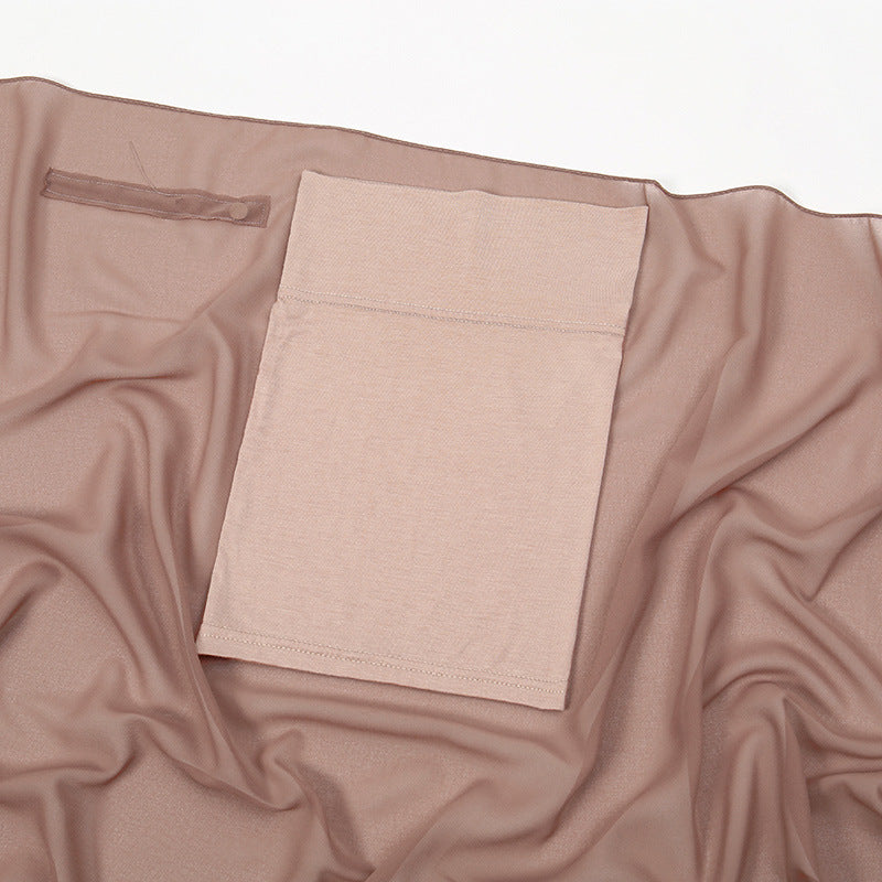 Foulard magnétique en mousseline de soie