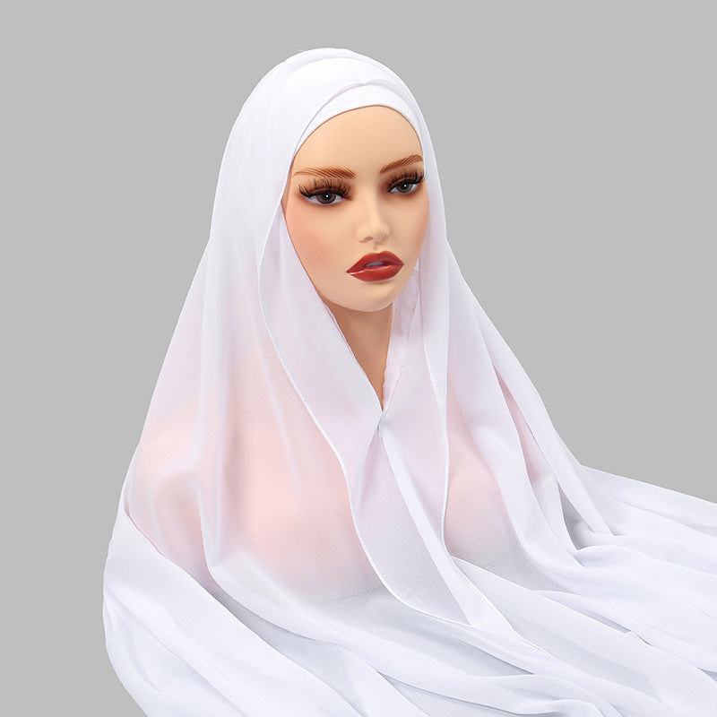 Foulard magnétique en mousseline de soie