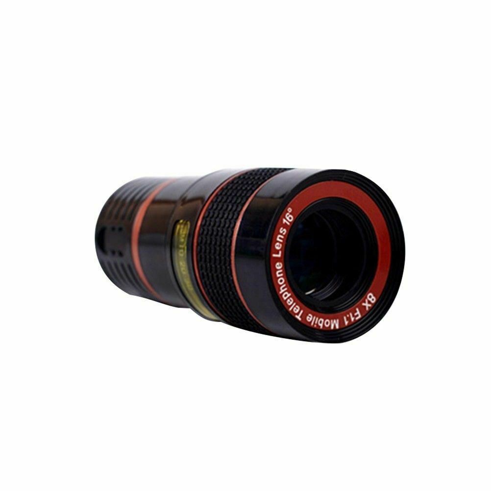 HD 8X Clip-On Optical Zoom Lens