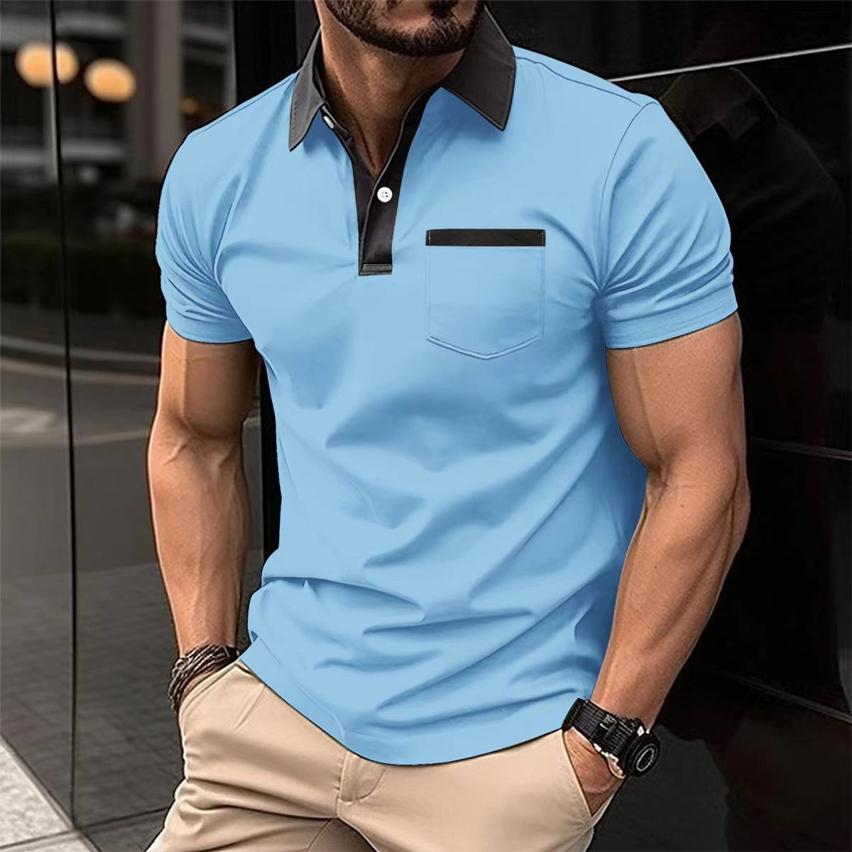Men's Slim Fit Polo T-Shirt