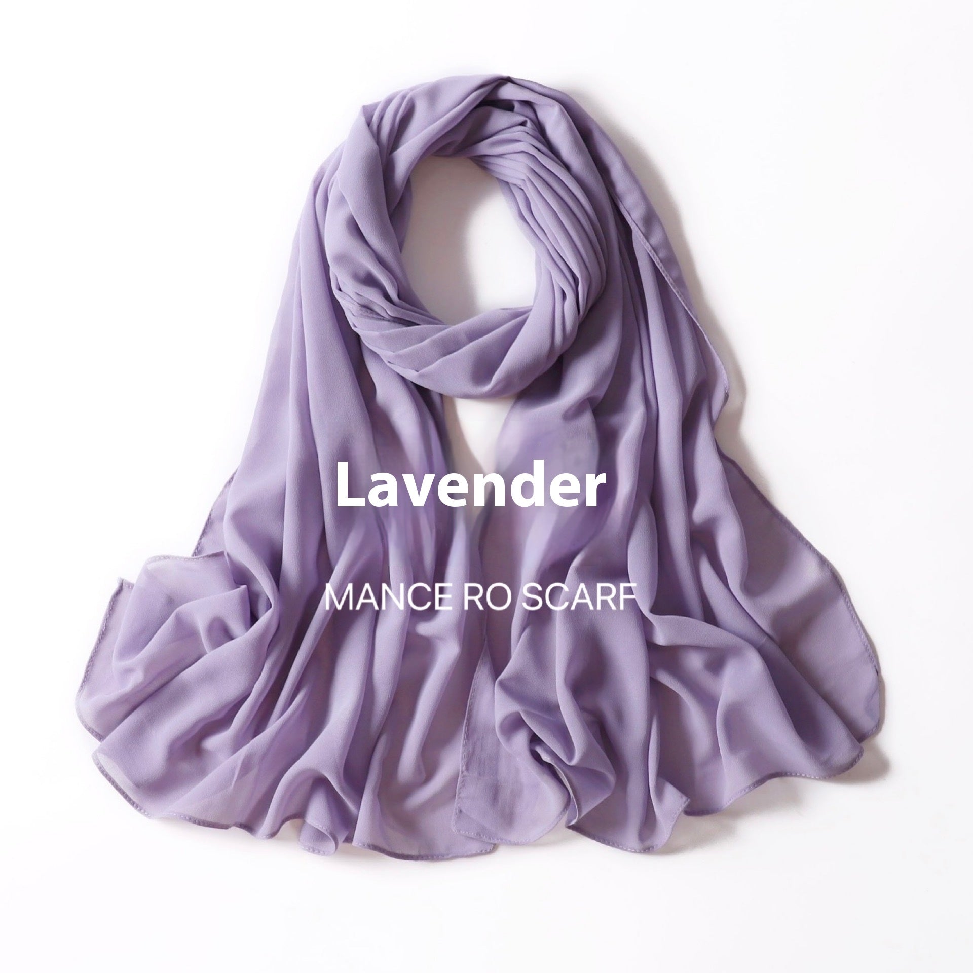 Foulard en mousseline de soie perlée
