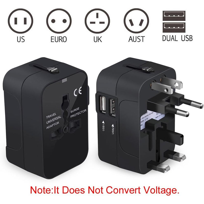 Universal-Reiseadapter mit USB-C