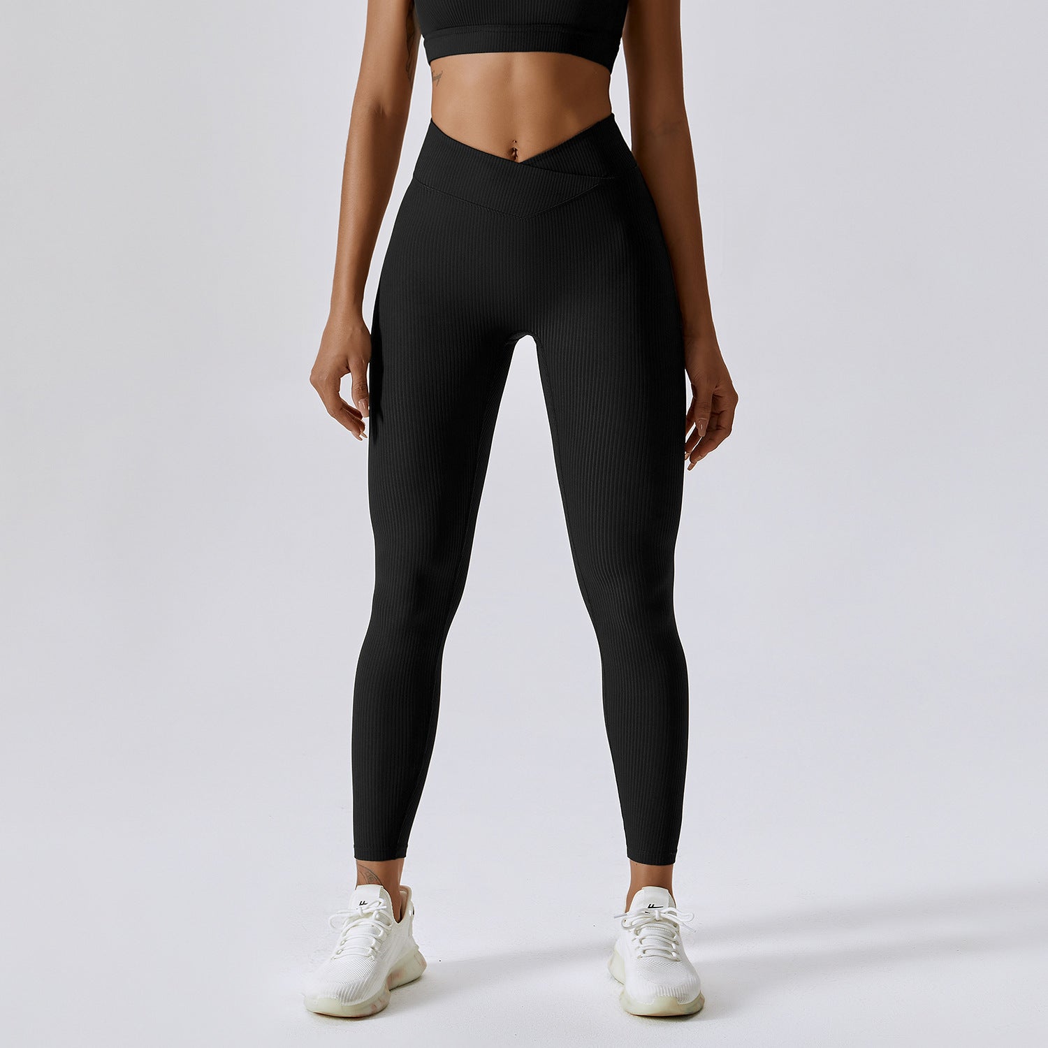 Pantalon de yoga moulant fileté – Vêtements d'extérieur