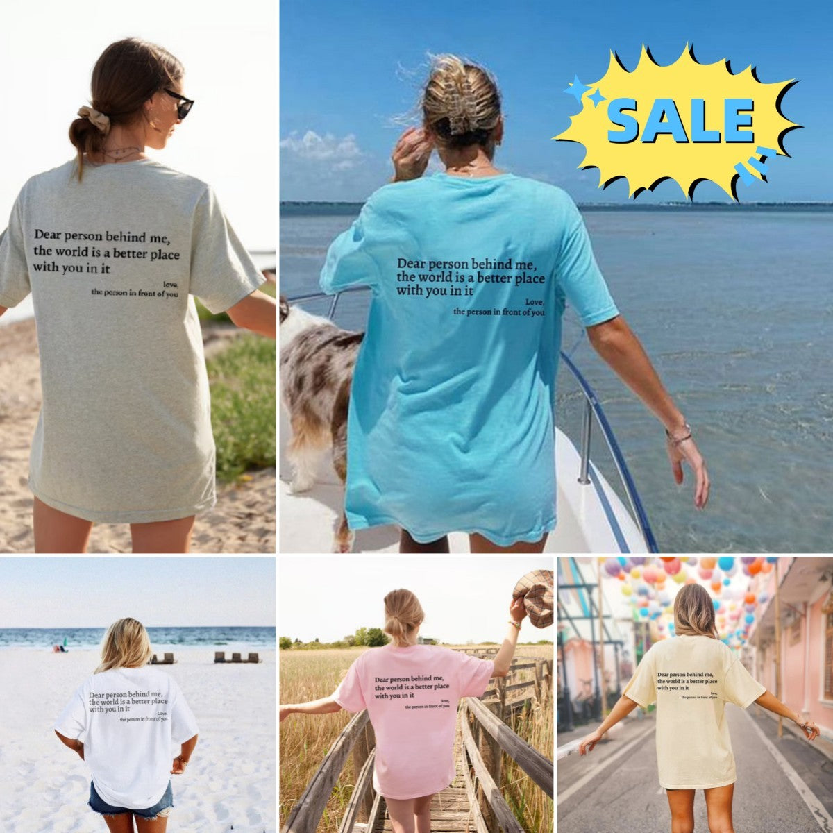 T-shirt à slogan imprimé pour femme