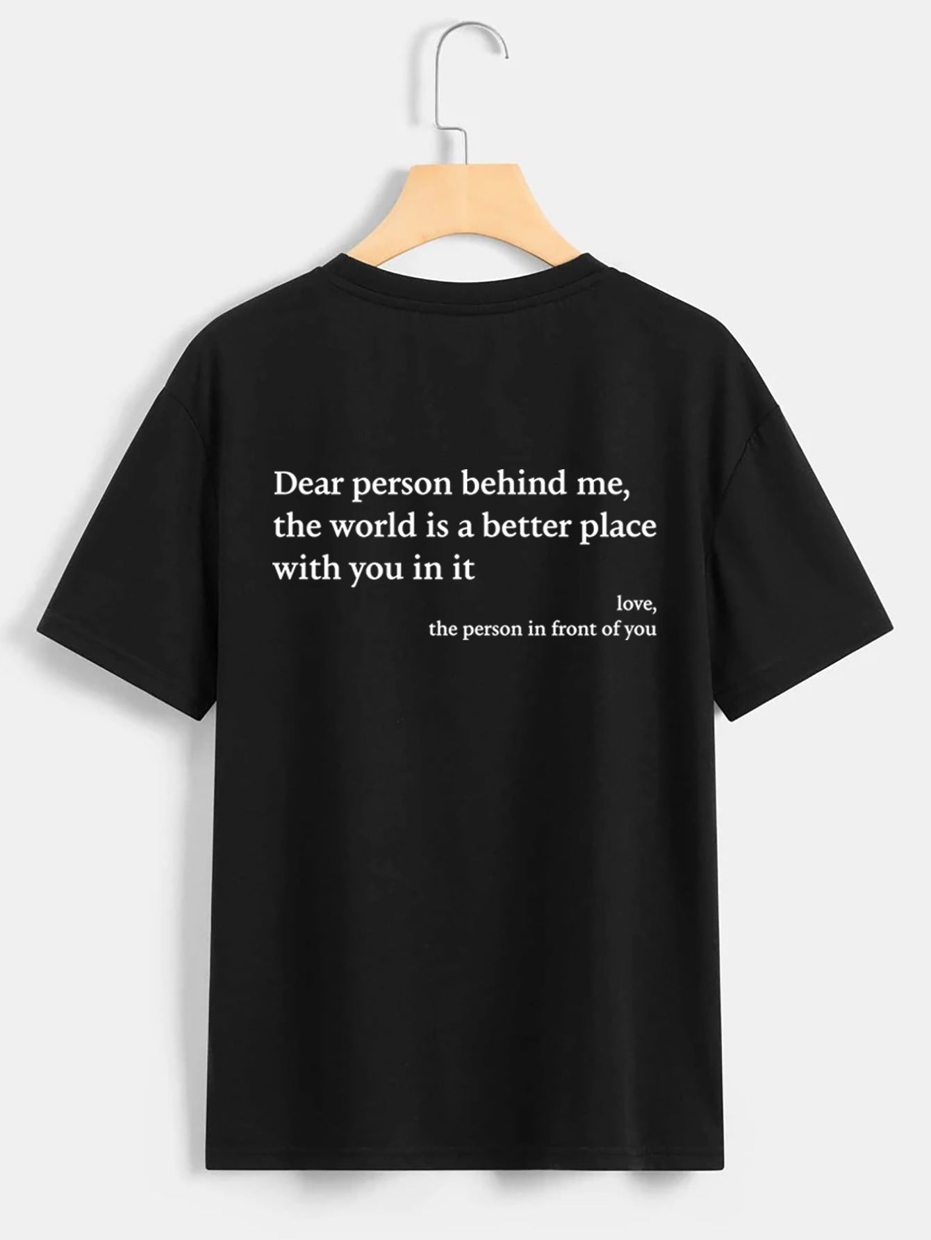 T-shirt à slogan imprimé pour femme