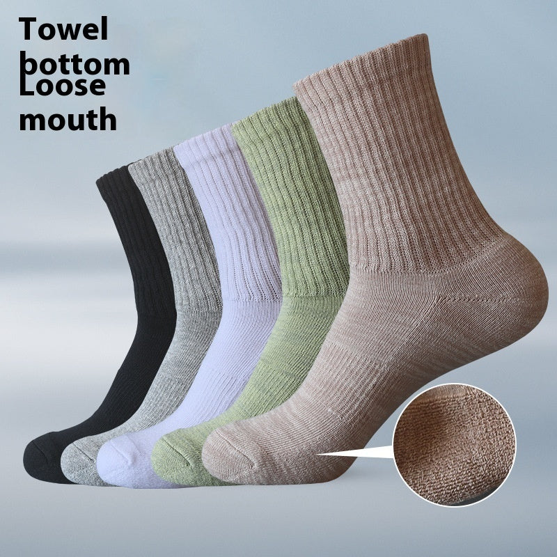 Loose Fit Cotton Sports Socks