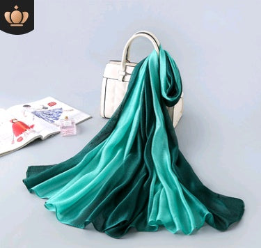 Foulard en soie dégradé Châle de plage