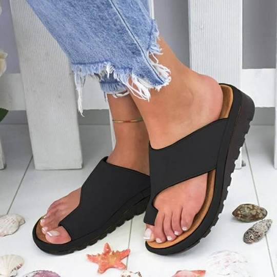 Rutschfeste Plateau-Flip-Flops Damen