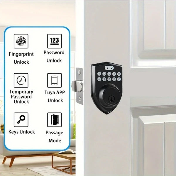 Tuya Smartes Türschloss mit App &amp; Schlüssel