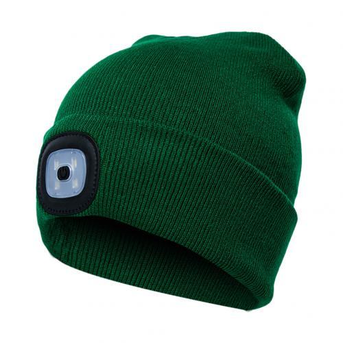Bonnet en tricot lumineux à LED