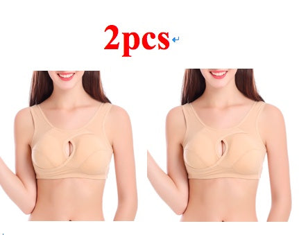 Plus Size Wireless Cotton Bra