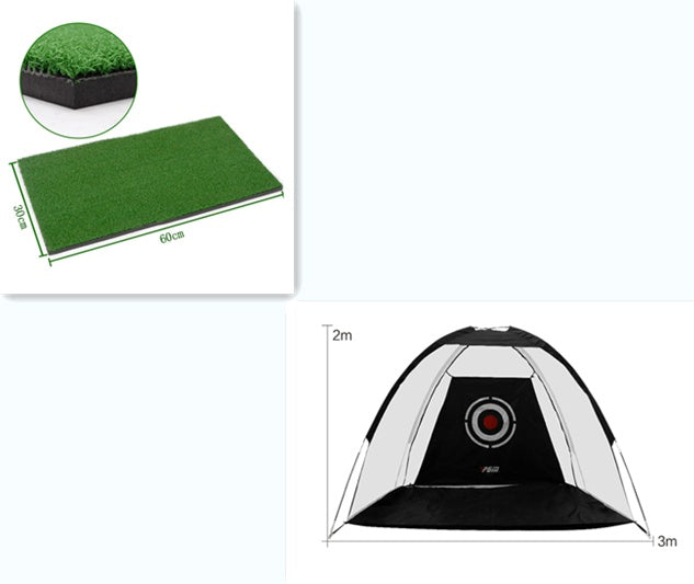 Cage de pratique de golf en filet pour l'extérieur