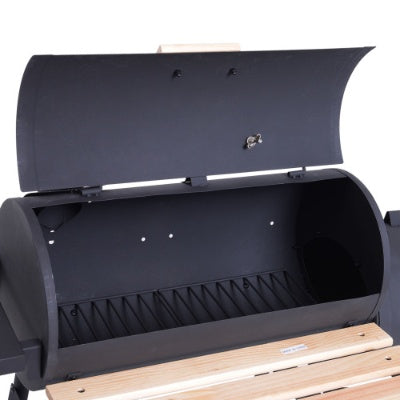 Outsunny 48" Holzkohlegrill &amp; Smoker Combo