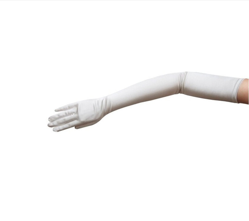 Satin Bridal Wedding Gloves