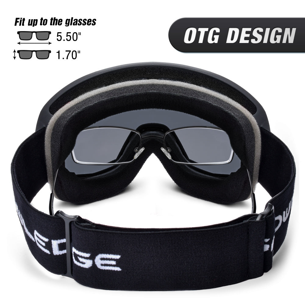 Double-Layer Anti-Fog Ski Goggles