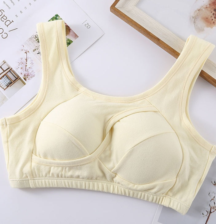 Plus Size Wireless Cotton Bra