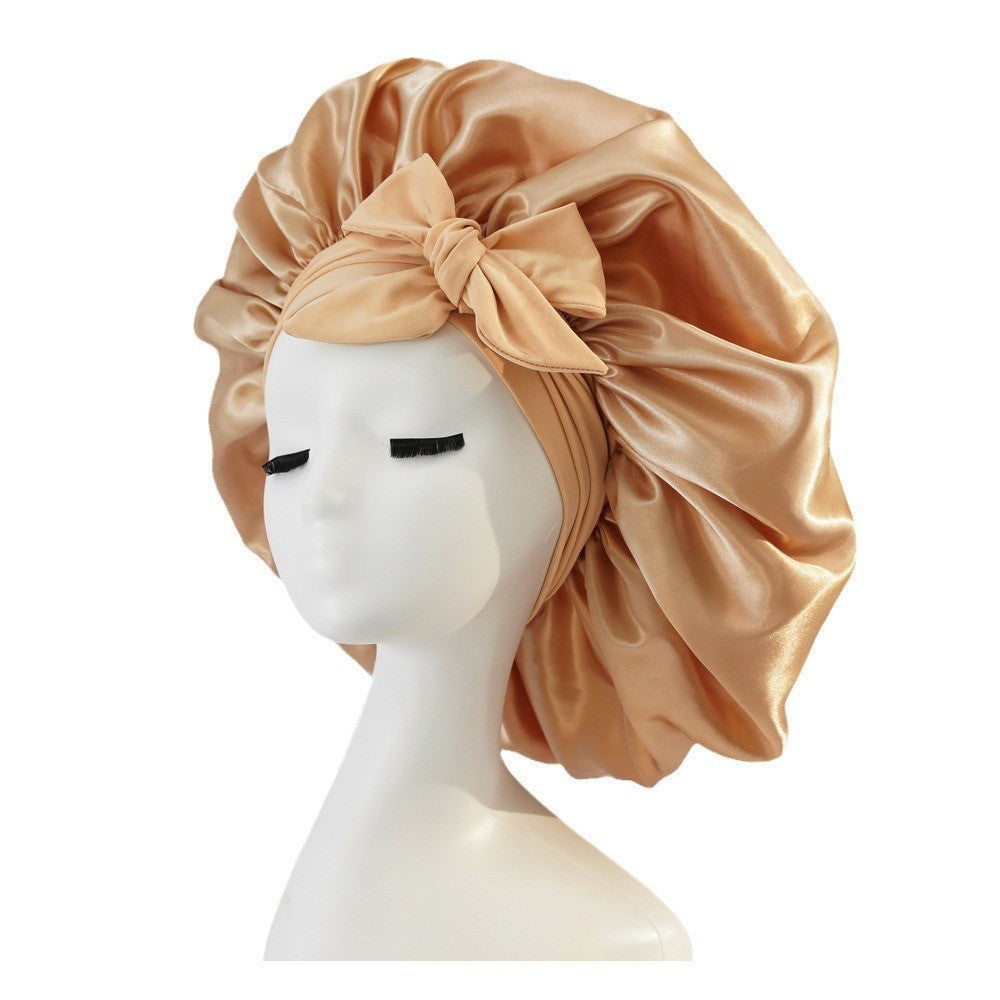 Silk Satin Bonnet for Curly Hair