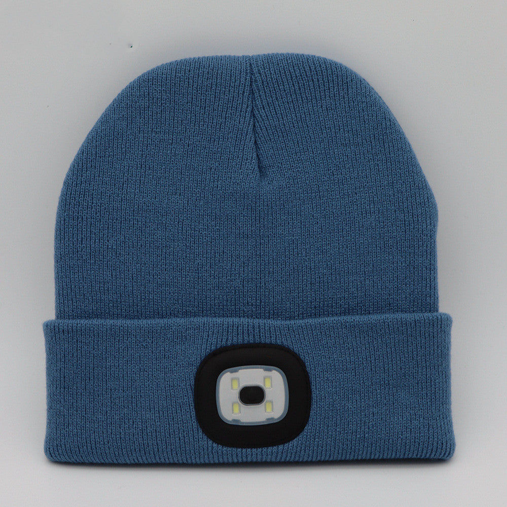 Bonnet en tricot lumineux à LED