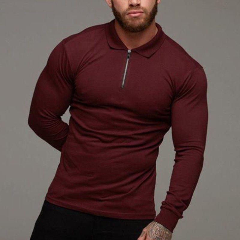 Ensemble polo et t-shirt à manches longues pour homme