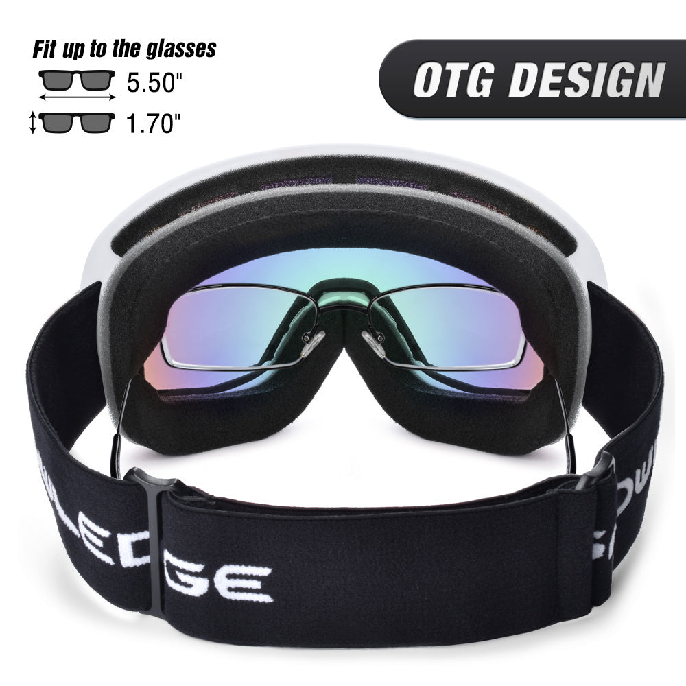 Double-Layer Anti-Fog Ski Goggles