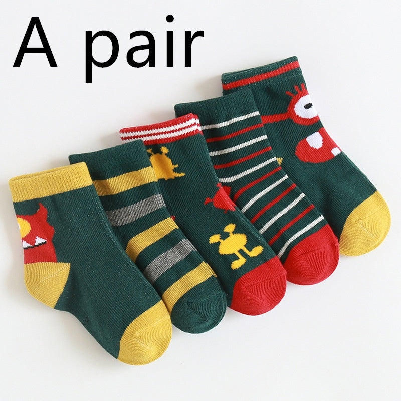 Fun Cartoon Pattern Stockings