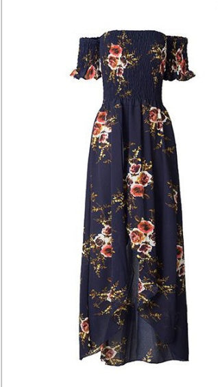Boho Off Shoulder Summer Beach Dress