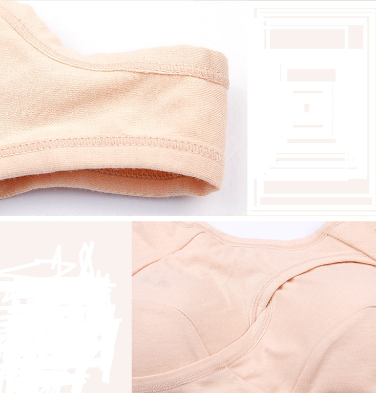 Plus Size Wireless Cotton Bra