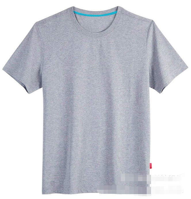 Men's Pure Cotton CVC Short Sleeve Tee