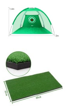 Cage de pratique de golf en filet pour l'extérieur