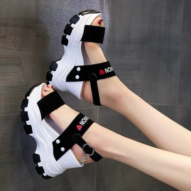 10cm Plateau Keilsandalen Damen