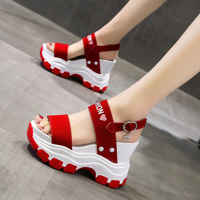 10cm Plateau Keilsandalen Damen