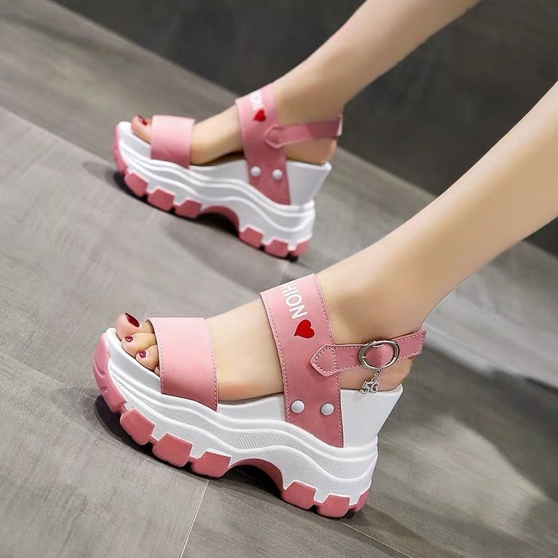 10cm Plateau Keilsandalen Damen