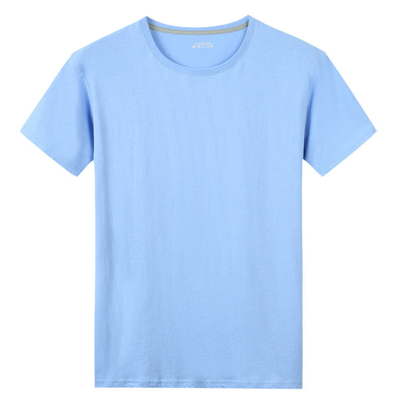 Men’s Solid Cotton Short Sleeve Tee