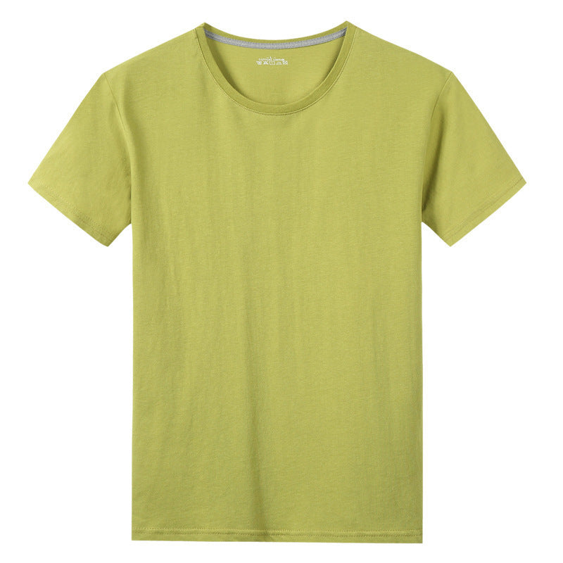 Men’s Solid Cotton Short Sleeve Tee